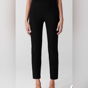Eileen Fisher black pull on ankle pants, small